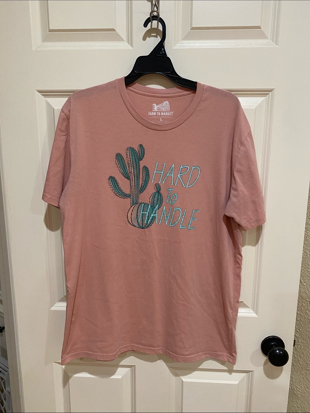 Pink 'Hard to Handle' Short Sleeve Tee